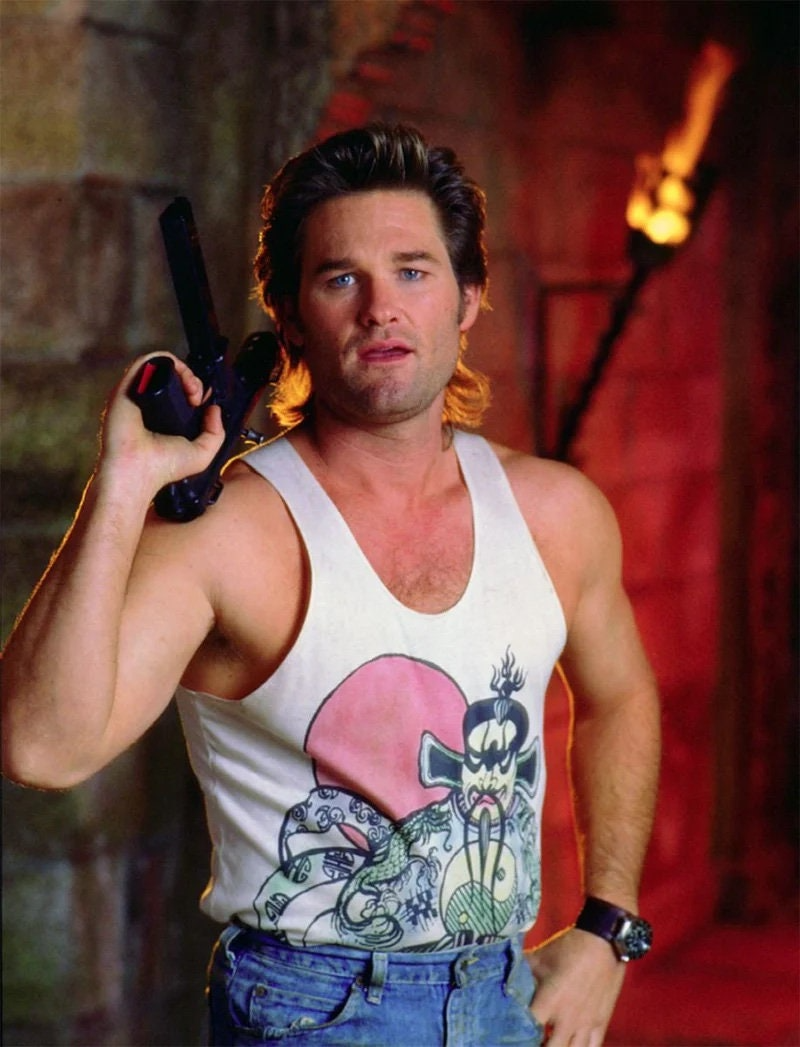 Big Trouble in Little China Jack Burton Glitch T-Shirt Unisex