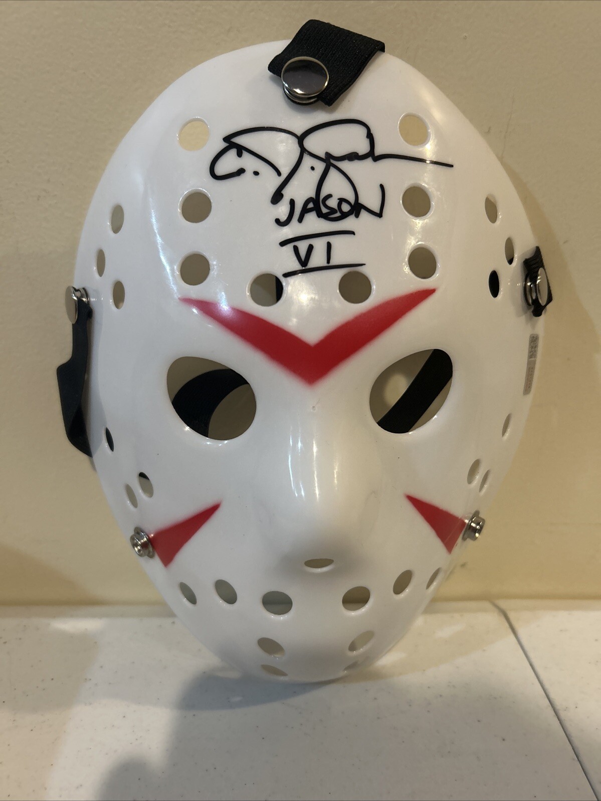 CJ GRAHAM SIGNED AUTOGRAPH JASON MASK FRIDAY THE 13th TRISTAR COA