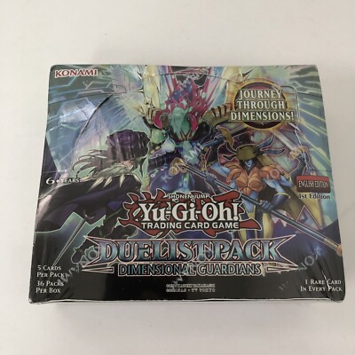Yu-Gi-Oh Duelist Pack: Dimensional Guardians Booster Box 1st Edition  *Sealed* | eBay