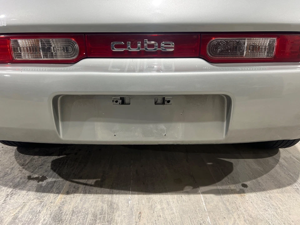 2009 - 2010 Nissan Cube Chrome Silver Metallic-KY0 Rear Bumper (NO Tail Lights) - Image 4 of 4