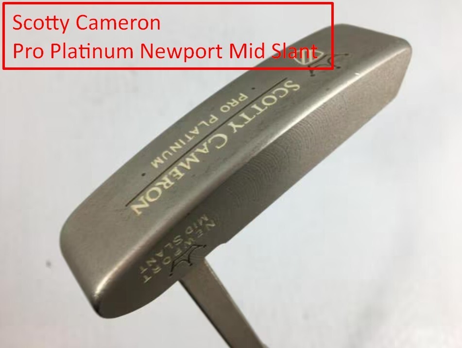 名器 SCOTTY CAMERON NEWPORT MID SLANT 35in Scotty Cameron Pro Platinum Newport Mid Slant Putter 35in