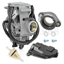 1986 1987 For Honda FourTrax 350 TRX350 4x4  Carburetor Assembly W/ Intake Boot 