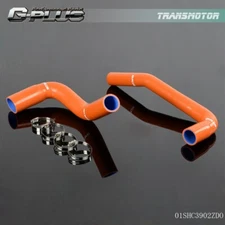 SILICONE RADIATOR HOSE FIT FOR 1987-2006 88 JEEP WRANGLER YJ/ TJ 2.4/4.2L ORANGE