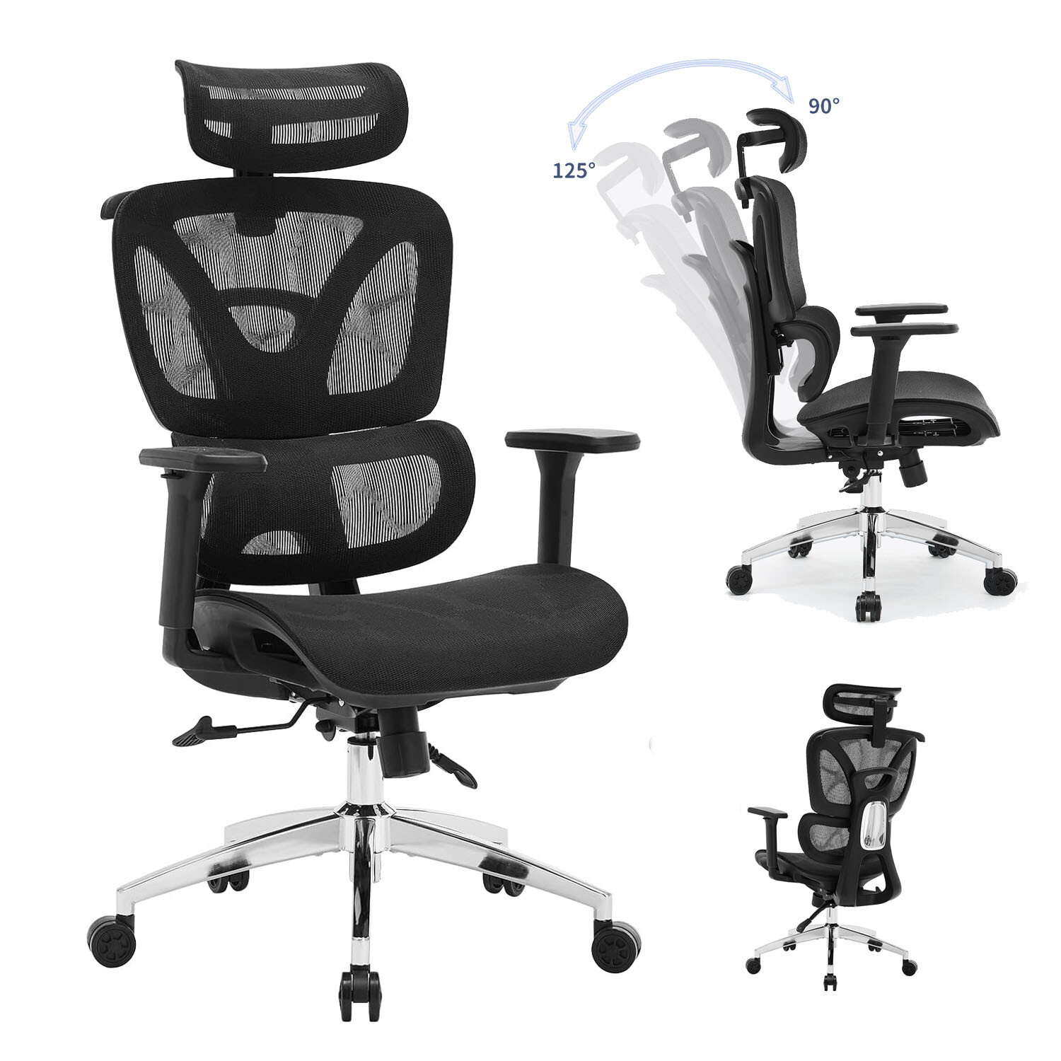 Ergonomic Gaming Chair Gamer Computer Chair Swivel Mesh Office Chair Adjustable-image