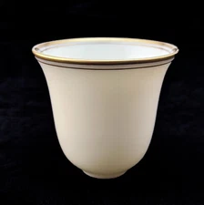 Lenox China Demitasse 2" 2.25 Insert Liner Sterling Silver Frame Vintage 2 3/8"D