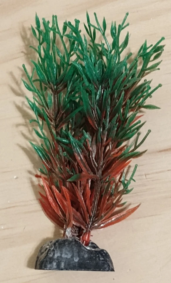 Pecera Acuario Decoración Adorno Rosa Árbol Planta Colores Brillantes Colorido Foto 2 de 3