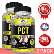(2 Pack) PCT Post Cycle Therapy 60ct Maintain Muscle Mass Restores Balance