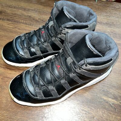 Nike Air Jordan 11 Retro Sneakers Pebbled Leather/Suede -Youth Sz