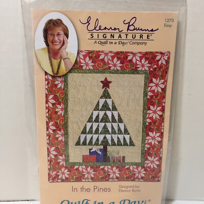 In the Pines Quilt Pattern 27'' x 32'' Quilt in a Day Christmas Tree