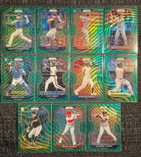 2021 Panini Prizm Baseball GREEN WAVE Complete Your Set You Pick Card #1-250 PYC
