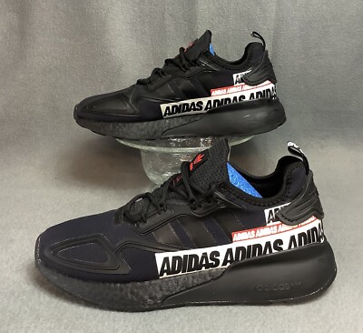 adidas ZX 2K BOOST Bold Core Black FX7038 42 women 10 / men