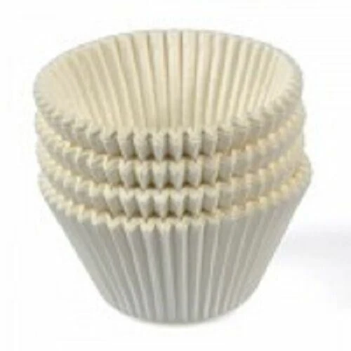 Patty Pans Muffin Cases White 500/Pk Cake Boards Cupcake Liner Boxes Baking Cups - image 2 of 2