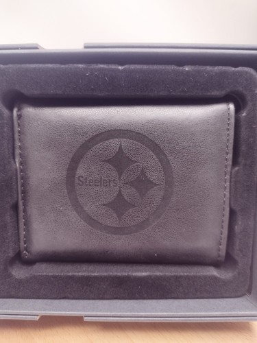 Pittsburgh Steelers NFL Black Watch And Wallet Gift Set - Free Shipping - Picture 7 of 13
