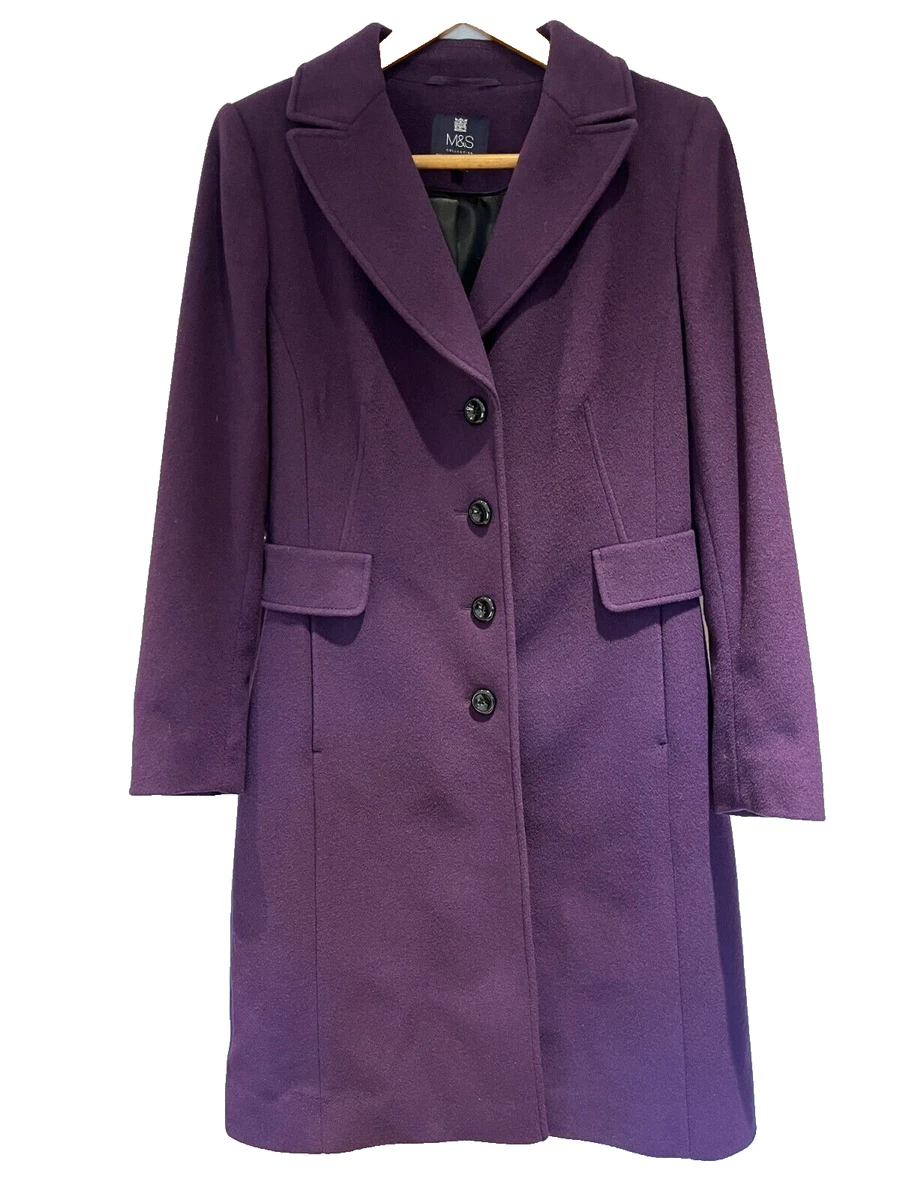 Lilac coat m&s sale