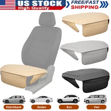 Full Surround Front Car Seat Cover Leather Pad Mat Auto Chair Cushion Protector