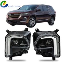 Pair Headlight For 2022-2023 Chevy Traverse w/o LED DRL Projector RH+LH Headlamp