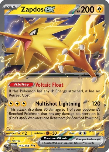 Zapdos ex 145/165 Sv: Scarlet & Violet 151