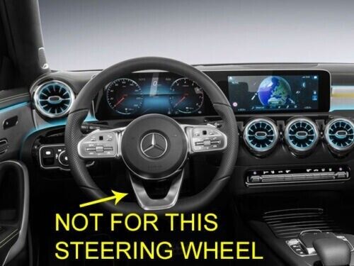 Inserto Volante Compatibile per Mercedes CLS CLA SLS SLK Classe A C E G S AMG - Bild 6 von 12