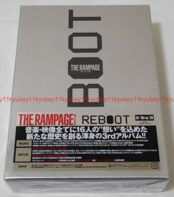 THE RAMPAGE アルバム 3枚セット THE RAMPAGE from EXILE TRIBE REBOOT 3 CD 2 Blu-ray Photobook Japan