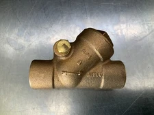 3/4"  NIBCO Bronze 200CWP Threaded Y Strainer Check Valve