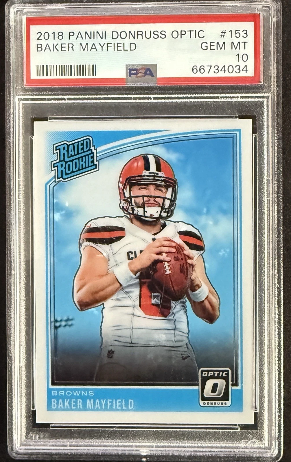 Baker Mayfield trading card
