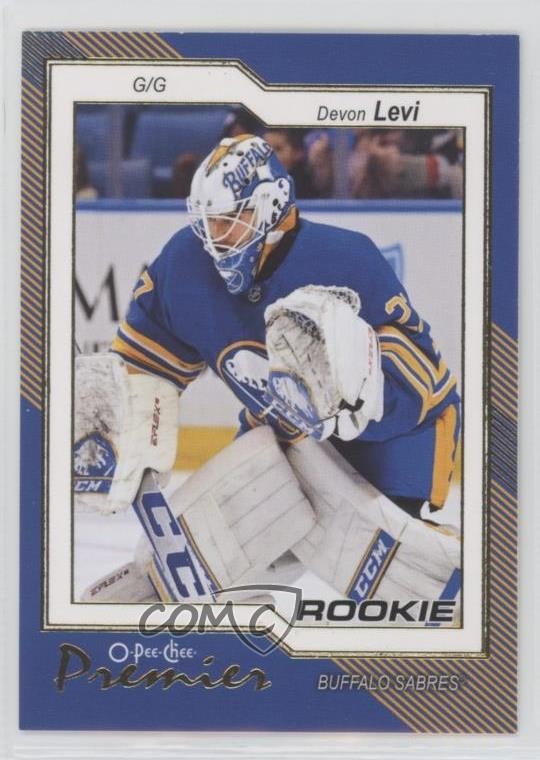 2023-24 O-Pee-Chee Premier Devon Levi #P-84 Rookie RC 0l7x
