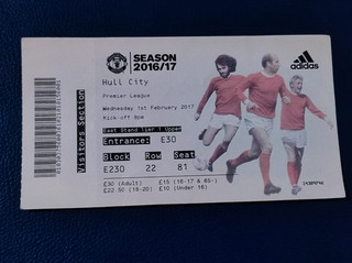 Manchester United vs Hull City Ticket 2017 Premier League