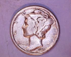 1925-S  MERCURY DIME  F *** 716-6