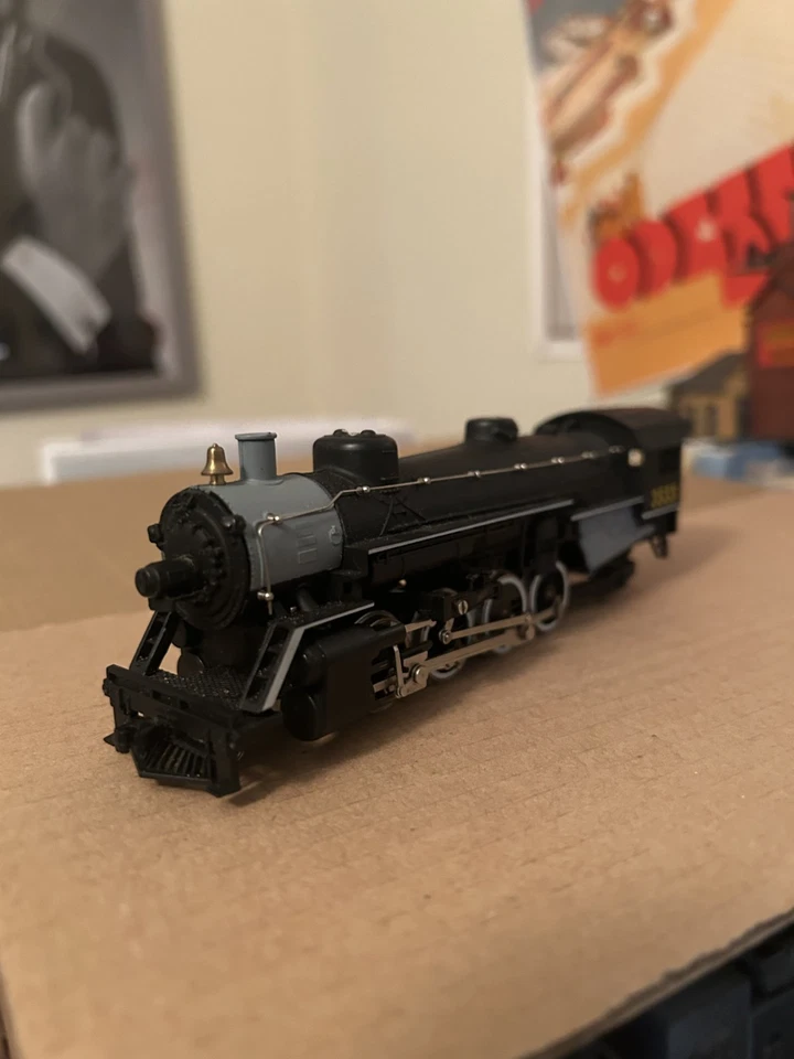 MEHANO 2-8-2 MÁQUINA DE VAPOR NACIONAL CANADIENSE #3553 LOCOMOTORA MOTOR ESCALA HO Foto 4 de 4