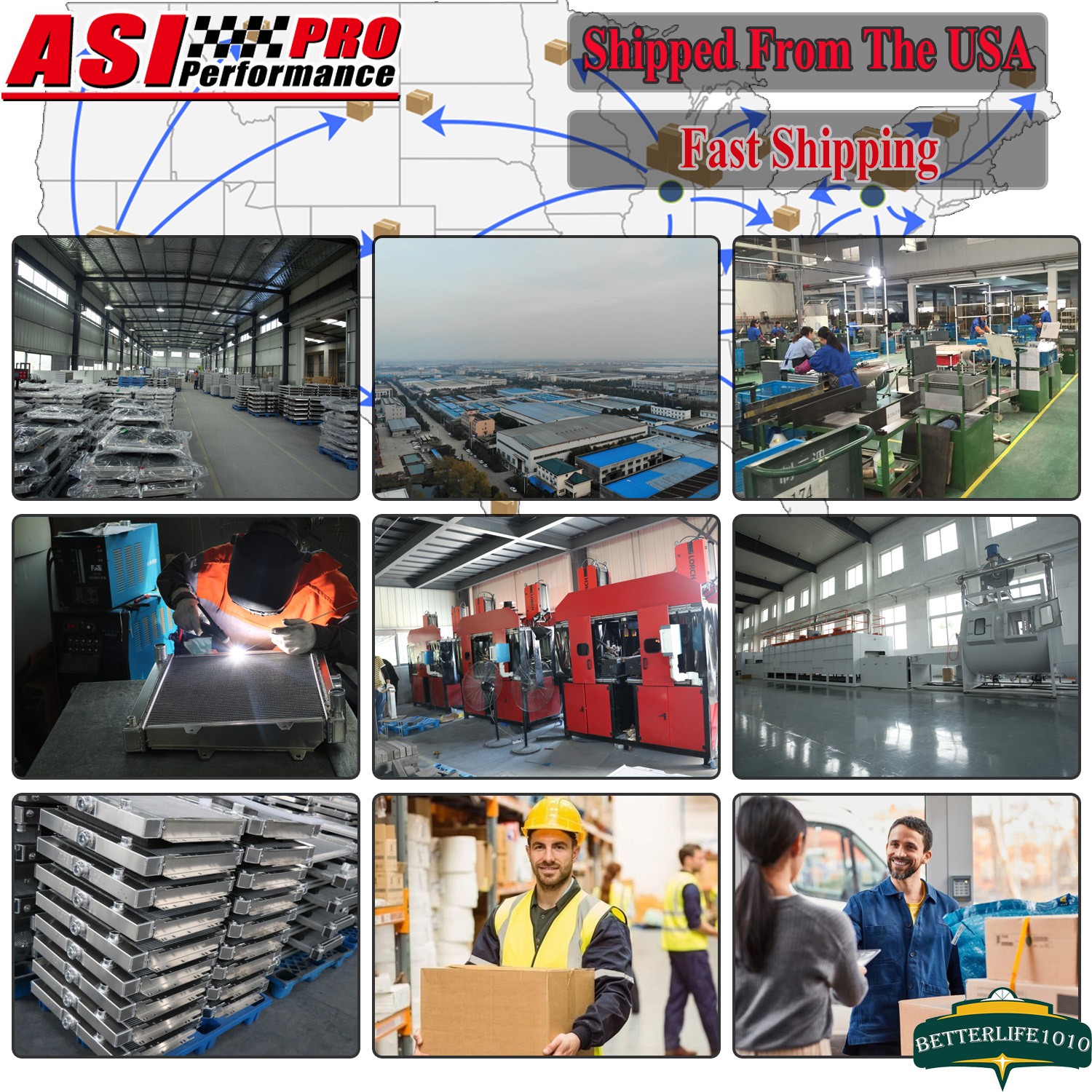 4-Row Aluminum Radiator Fit 1967-1972 Chevy C K C10 C20 C30 Pickup Truck 1969