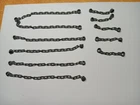 LEGO BULK LOT 11 DARK BLUISH GRAY CHAINS 5 AND 21 LINKS #92338 #30104