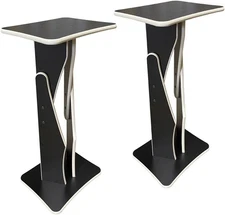 RAB Audio ProRak SDM100 Almond Trim Variable Height Monitor Stands