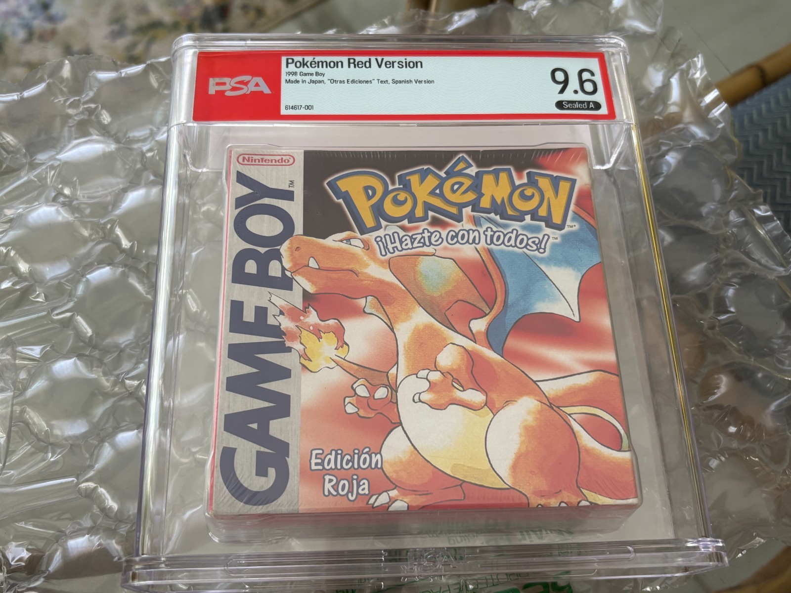 Pokemon Red Red Red Nintendo Game Boy New Sealed WATA A 9.6 NOT VGA Rare
