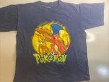 Vintage Nintendo Pok mon Charizard Graphic T-shirt 1999 Y2K Youth Medium no Tag