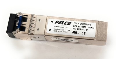 New Pelco FSFP-EFMM2LC2 Two Channel Multi-Mode Interchangeable SFP Transceiver