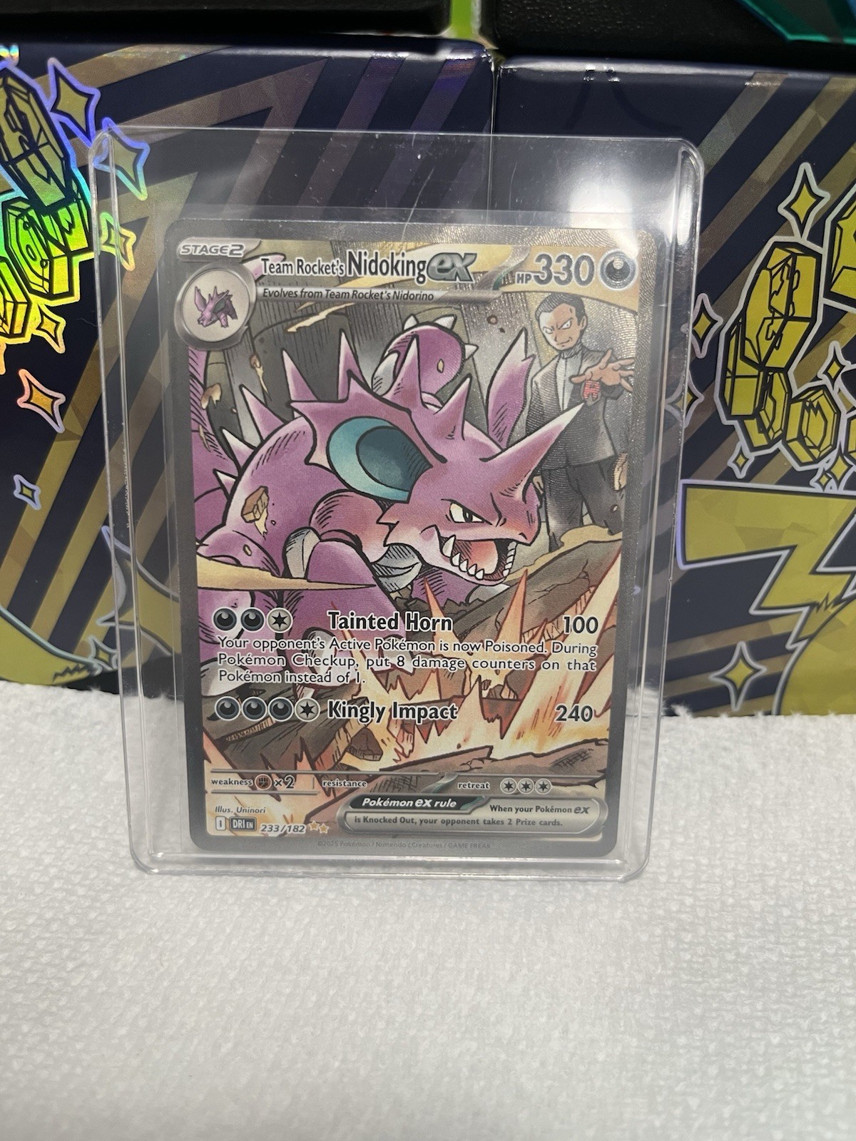 Team Rocket’s Nidoking Special Illustration Rare (SIR) - Destined Rivals 233/182
