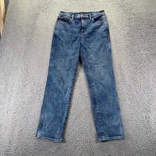 J. Crew Jeans Womens Size 27 Blue Dark Wash High Rise Stretch Classic Vintage
