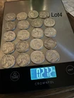 20 Washington silver quarters.$5 face value.50s@60s.good condition.90%silver.