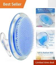 Travel-Ready Exfoliating Scrubber for Smoother Shaves - Ingrown Hair Solution