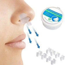 8 Pcs Silicone Anti Snore Nasal Dilators Apnea Aid Device Stop Snoring Nose Clip