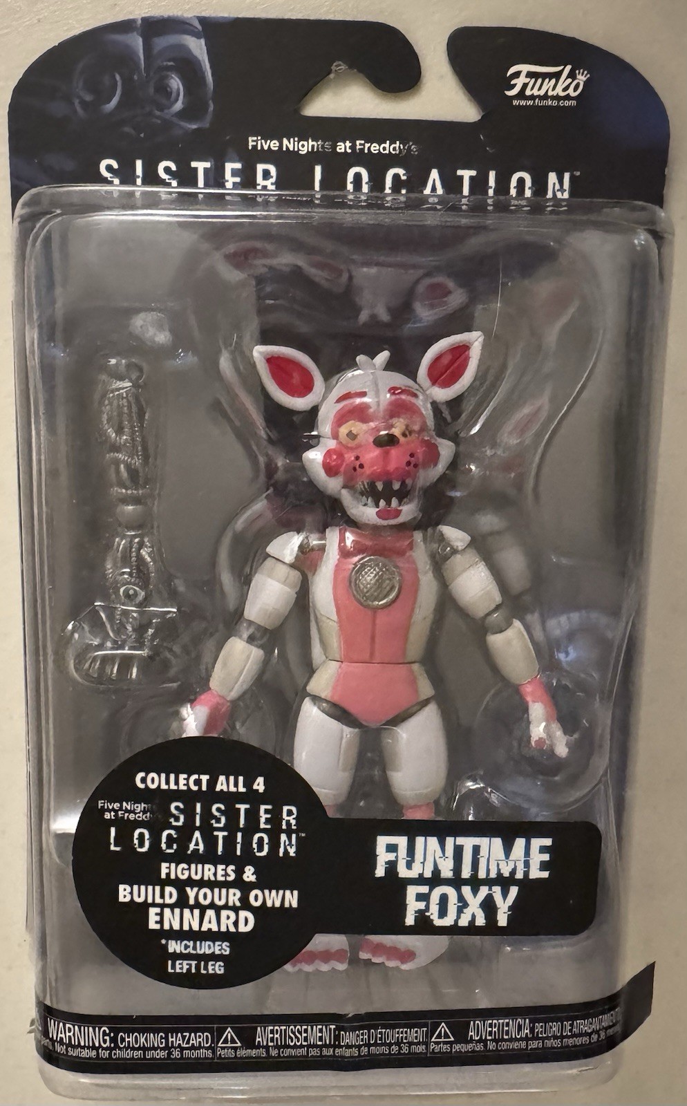 NEW Funko Funtime Foxy Sister Location Five Nights at Freddy's Action Figure