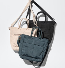 Uniqlo C : 2way Utility Mini Bag 3 Colors 481364 Shoulder Black/ Beige/ Green