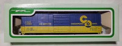 Nice BEV-BEL HO 50' Evans boxcar, C&O Ice Service (play on LCL scheme)