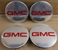 OEM Used Set of GMC Canyon Acadia Center Caps Polished 9595010
