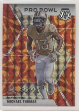 2020 Panini Mosaic Pro Bowl Reactive Orange Prizm Michael Thomas #252 0x1