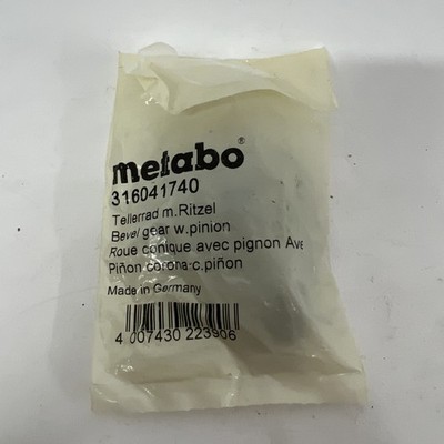 Metabo Genuine Grinder Gear Set Part # 316041740 For WE14-150 W11-150 WE14-125 +