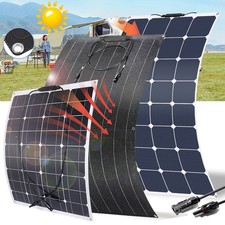 400W 800W Flexible Solar Panel Mono 12V Portable for Camping Home RV Boat Marine