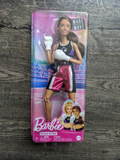 Barbie DOLL MADE TO MOVE BARBIE 2024 BOXER  Brunette Doll Wearing Uniform