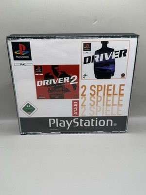 Driver 1 + 2 Big Box PS1 (Bonus DVD, Sony PlayStation 1) - 4 CDs - Spiel OVP PAL