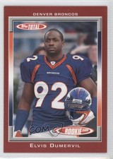 2006 Topps Total Total Red Elvis Dumervil #466 0b5